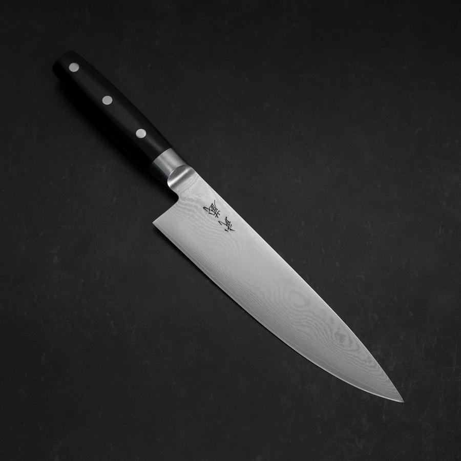 牛刀 VG-10 ダマスカス 洋風黒柄 200mm – MUSASHI