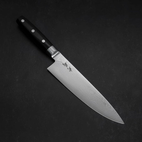 牛刀 VG-10 ダマスカス 洋風黒柄 200mm – MUSASHI