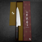 Gyuto VG-10 Damascus Yamanaka Black Urushi Handle 210mm-[Musashi]-[Japanese-Kitchen-Knives]