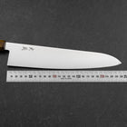 Gyuto VG-10 Damascus Yellow-Brown Birch Handle 240mm (9.4”)-[Musashi]-[Japanese-Kitchen-Knives]