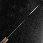 Gyuto VG-10 Mirror Tsuchime Damascus Dark Pink Buffalo Maple Handle 210mm-[Musashi]-[Japanese-Kitchen-Knives]