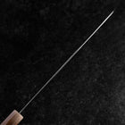 Gyuto VG-10 Mirror Tsuchime Damascus Dark Pink Buffalo Maple Handle 240mm (9.4”)-[Musashi]-[Japanese-Kitchen-Knives]