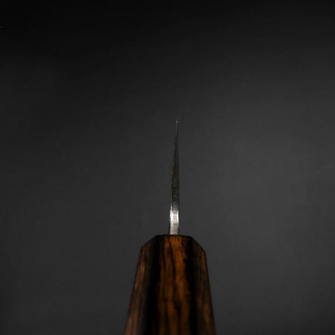 Gyuto VG-10 Nickel Damascus Sumi Urushi Handle 210mm-[Musashi]-[Japanese-Kitchen-Knives]