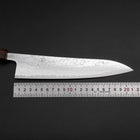 Gyuto VG-10 Nickel Damascus Sumi Urushi Handle 210mm-[Musashi]-[Japanese-Kitchen-Knives]