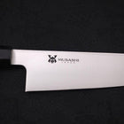 Gyuto VG-10 Polished Double Buffalo Ebony Handle 210mm (8.3”)-[Musashi]-[Japanese-Kitchen-Knives]
