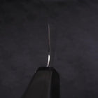 Gyuto VG-10 Polished Double Buffalo Ebony Handle 210mm (8.3”)-[Musashi]-[Japanese-Kitchen-Knives]