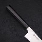 Gyuto VG-10 Polished Double Buffalo Ebony Handle 210mm (8.3”)-[Musashi]-[Japanese-Kitchen-Knives]