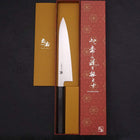 Gyuto VG-10 Polished Double Buffalo Ebony Handle 210mm (8.3”)-[Musashi]-[Japanese-Kitchen-Knives]