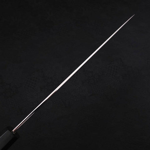 Gyuto VG-10 Polished Double Buffalo Ebony Handle 240mm (9.4”)-[Musashi]-[Japanese-Kitchen-Knives]