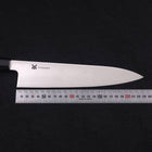 Gyuto VG-10 Polished Double Buffalo Ebony Handle 240mm (9.4”)-[Musashi]-[Japanese-Kitchen-Knives]
