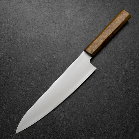 Gyuto VG-10 Polished Ovangkol Handle 210mm (8.3”)-[Musashi]-[Japanese-Kitchen-Knives]