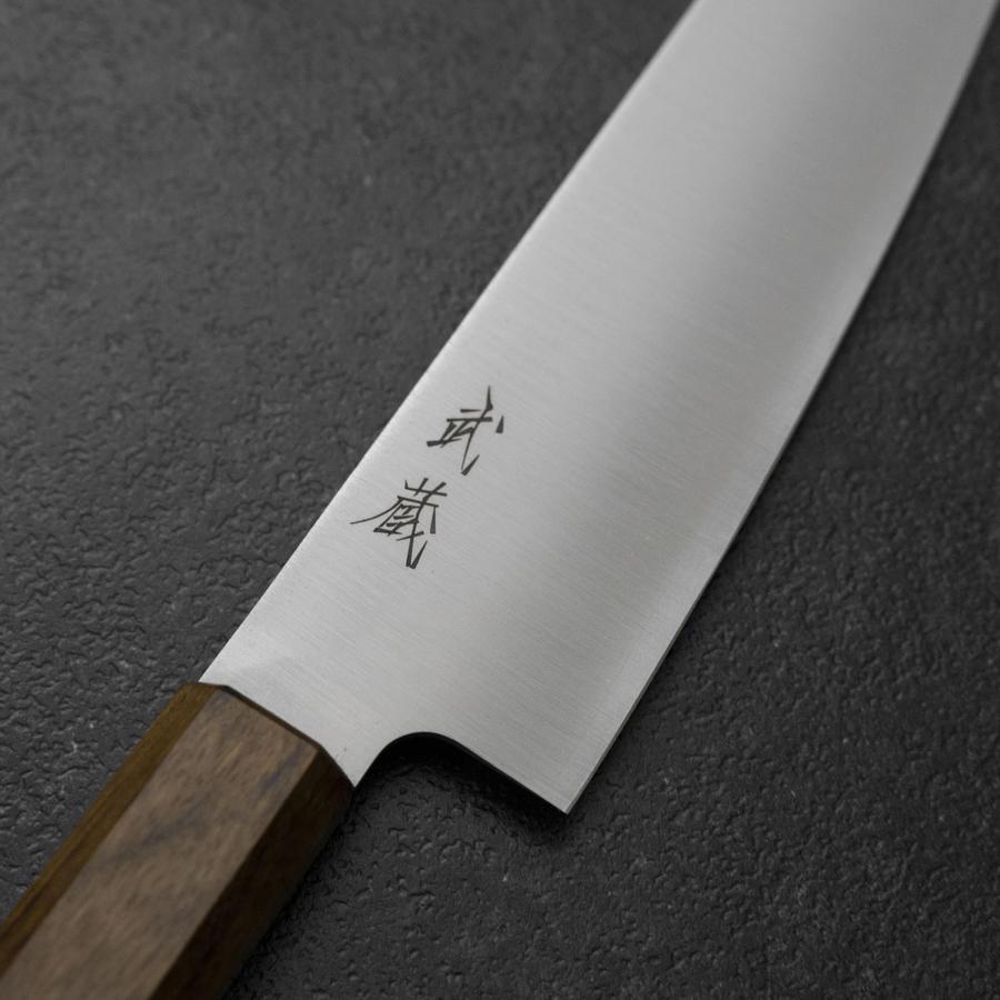 牛刀 VG-10 磨き 黒檀両水牛柄 240mm – MUSASHI