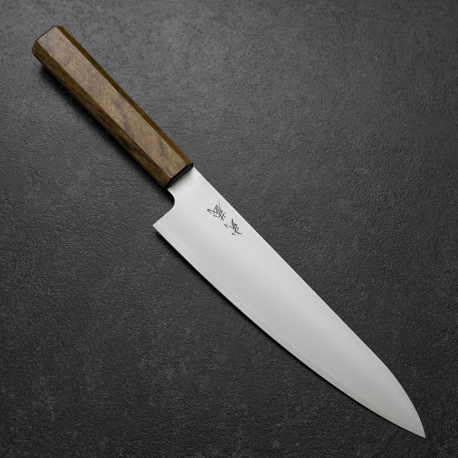 牛刀 VG-10 磨き 黒檀両水牛柄 240mm – MUSASHI