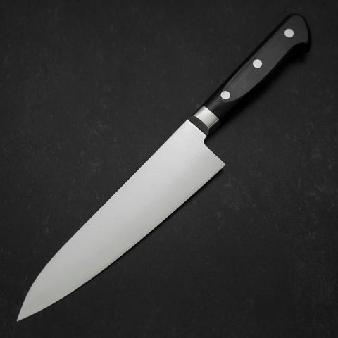 Gyuto VG-10 Polished Western Black Cherry Handle 180mm (7”)-[Musashi]-[Japanese-Kitchen-Knives]