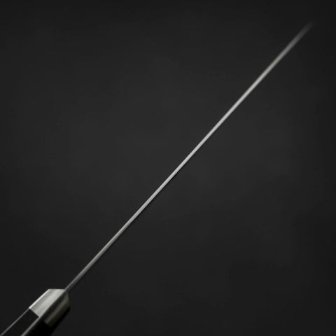 Gyuto VG-10 Polished Western Black Cherry Handle 180mm (7”)-[Musashi]-[Japanese-Kitchen-Knives]