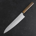 Gyuto VG-10 Tsuchime Damascus Ashwood Handle 210mm (8.3”)-[Musashi]-[Japanese-Kitchen-Knives]