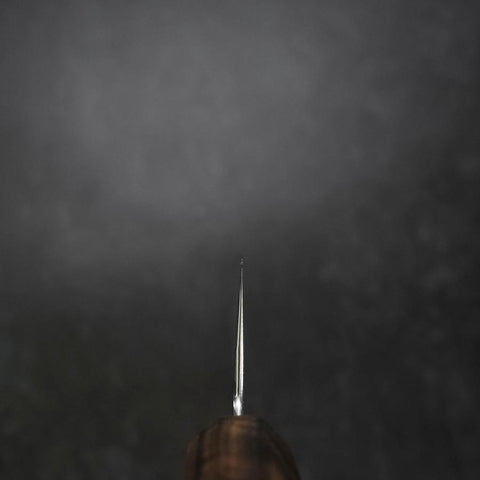 Gyuto VG-10 Tsuchime Damascus Ashwood Handle 240mm (9.4”)-[Musashi]-[Japanese-Kitchen-Knives]