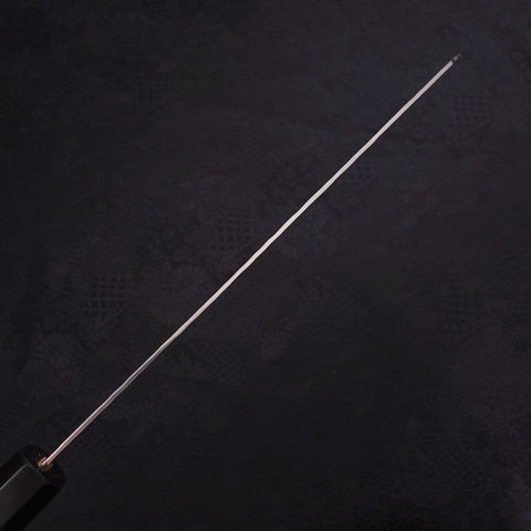 Gyuto VG-10 Tsuchime Damascus Buffalo Ebony Handle 210mm (8.3”)-[Musashi]-[Japanese-Kitchen-Knives]