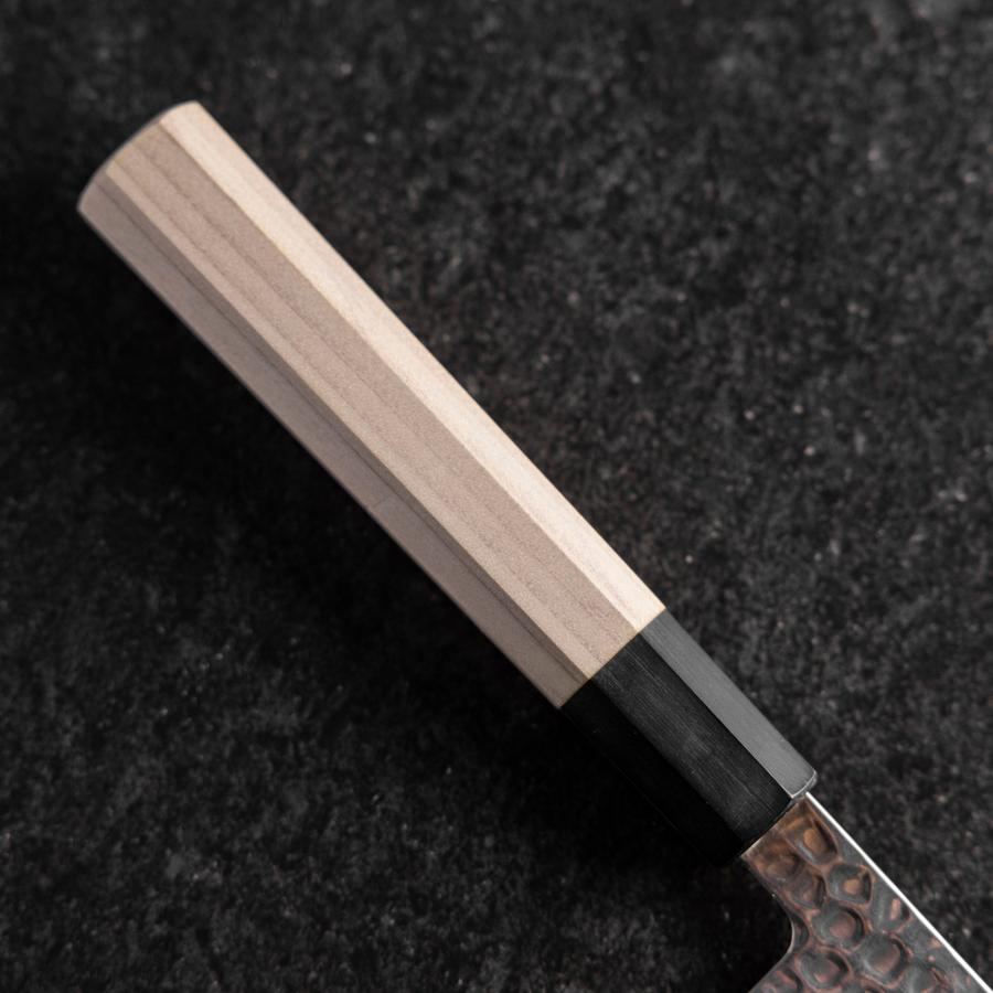 Gyuto VG-10 Tsuchime Damascus Buffalo Magnolia Handle 210mm (8.3