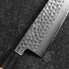 Gyuto VG-10 Tsuchime Damascus Buffalo Magnolia Handle 210mm-[Musashi]-[Japanese-Kitchen-Knives]