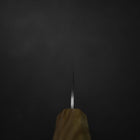 Gyuto VG-10 Tsuchime Damascus Olive Handle 210mm (8.3”)-[Musashi]-[Japanese-Kitchen-Knives]