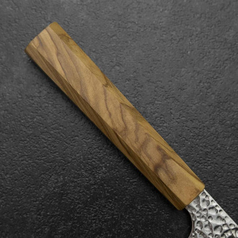 Gyuto VG-10 Tsuchime Damascus Olive Handle 210mm-[Musashi]-[Japanese-Kitchen-Knives]