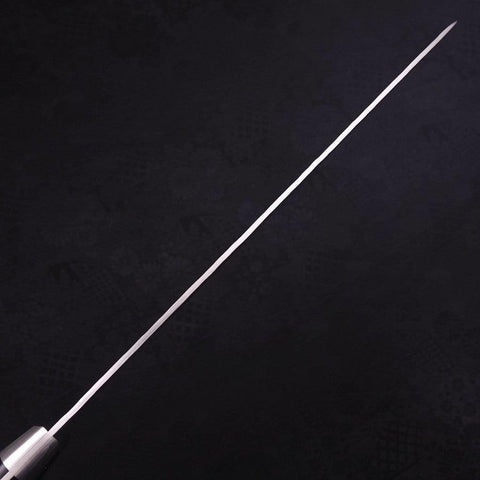 Gyuto VG-10 Tsuchime Damascus Western Black Handle 210mm (8.3”)-[Musashi]-[Japanese-Kitchen-Knives]