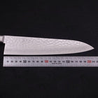 Gyuto VG-10 Tsuchime Damascus Western Black Handle 210mm (8.3”)-[Musashi]-[Japanese-Kitchen-Knives]