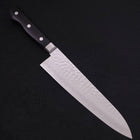 Gyuto VG-10 Tsuchime Damascus Western Black Handle 210mm (8.3”)-[Musashi]-[Japanese-Kitchen-Knives]