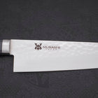 Gyuto VG-10 Tsuchime Damascus Western Dark Blue Handle 180mm (7”)-[Musashi]-[Japanese-Kitchen-Knives]