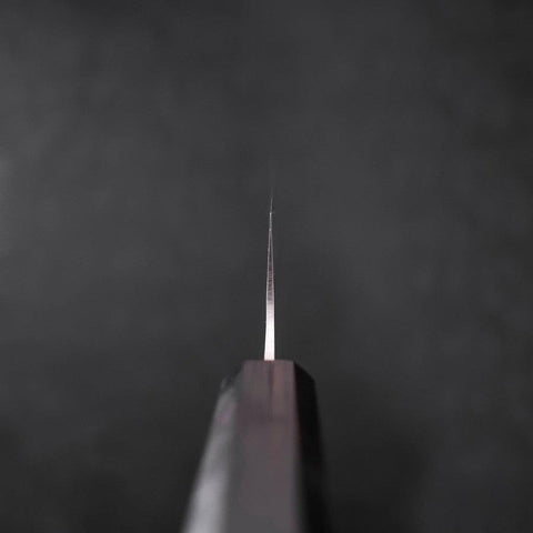 Gyuto VG-10 Tsuchime Ebony Handle 210mm (8.3”)-[Musashi]-[Japanese-Kitchen-Knives]