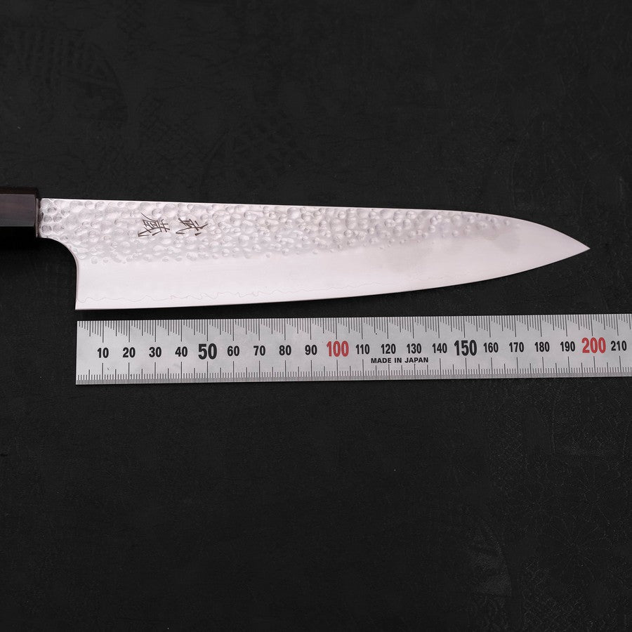 牛刀 VG-10 槌目ダマスカス 八角柄 210mm – MUSASHI