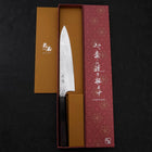 Gyuto VG-10 Tsuchime Ebony Handle 210mm (8.3”)-[Musashi]-[Japanese-Kitchen-Knives]