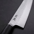 Gyuto VG-10 Tsuchime Oval Purple Handle 200mm-[Musashi]-[Japanese-Kitchen-Knives]