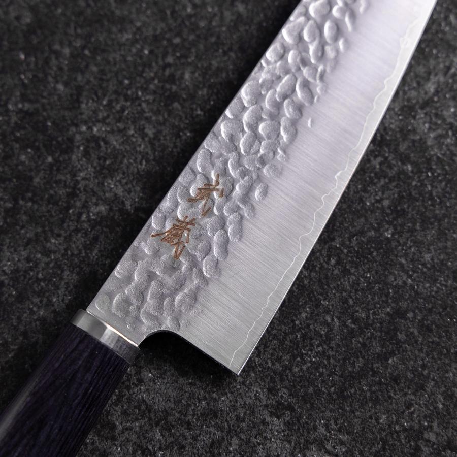 牛刀 VG-10 槌目 紫柄 200mm – MUSASHI