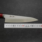 Gyuto VG-10 Tsuchime Western Red Handle 185mm (7.3”) (7.3”)-[Musashi]-[Japanese-Kitchen-Knives]