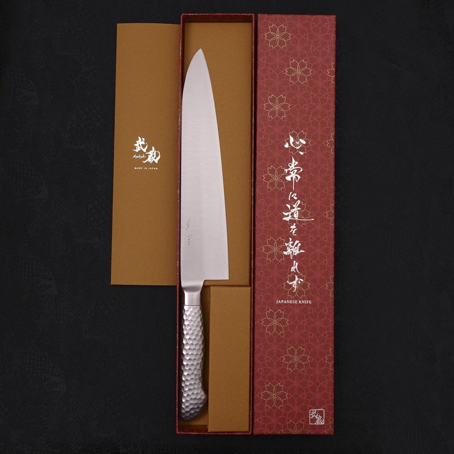 牛刀 VG-5 磨き 洋風柄 240mm – MUSASHI