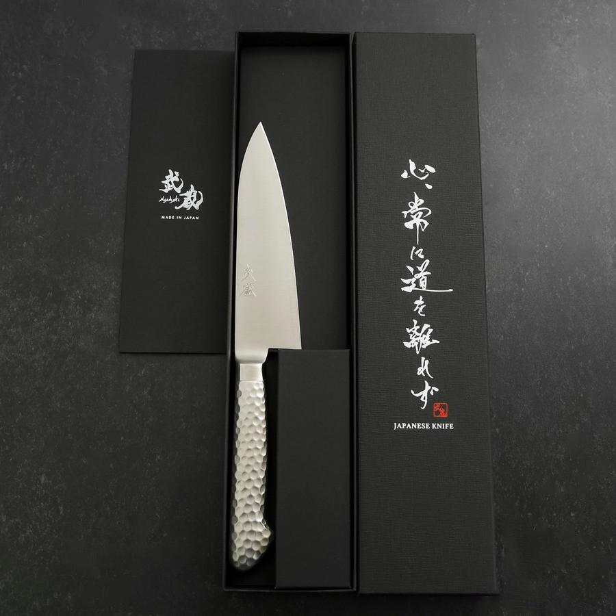 Gyuto VG-5 Polished Western Stainless Handle 150mm-[Musashi]-[Japanese-Kitchen-Knives]