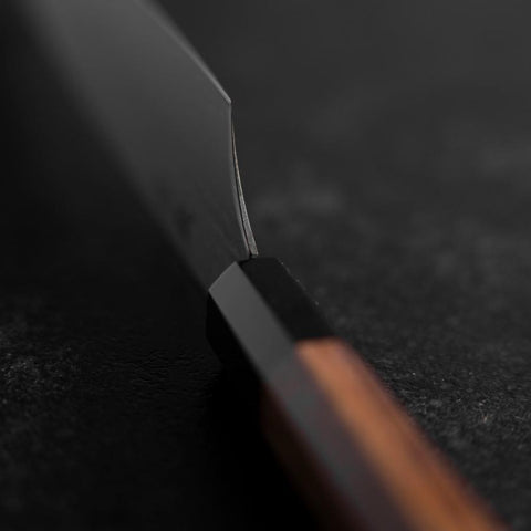 Gyuto VG-5 Tsuchime Buffalo Bubinga Handle 210mm-[Musashi]-[Japanese-Kitchen-Knives]