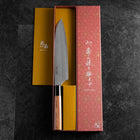 Gyuto VG-5 Tsuchime Buffalo Bubinga Handle 210mm-[Musashi]-[Japanese-Kitchen-Knives]