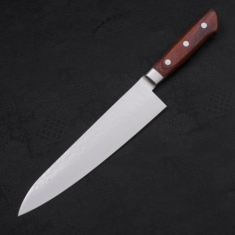Gyuto VG-5 Tsuchime Western Handle 210mm-[Musashi]-[Japanese-Kitchen-Knives]