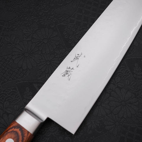 Gyuto VG-5 Tsuchime Western Handle 210mm-[Musashi]-[Japanese-Kitchen-Knives]