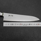 Gyuto VG-5 Tsuchime White Marble Handle 210mm (8.3”)-[Musashi]-[Japanese-Kitchen-Knives]
