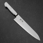 Gyuto VG-5 Tsuchime White Marble Handle 210mm-[Musashi]-[Japanese-Kitchen-Knives]