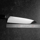 Gyuto White Steel #1 Mirror Moon-Fuji Water Honyaki Buffalo Ebony Handle With Sheath 240mm (9.4”)-[Musashi]-[Japanese-Kitchen-Knives]
