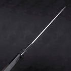 Gyuto White Steel #1 Mirror Water Honyaki Buffalo Ebony Handle With Sheath 210mm (8.3”)-[Musashi]-[Japanese-Kitchen-Knives]