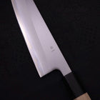 Gyuto White Steel #1 Polished Buffalo Magnolia Handle 180mm (7”)-[Musashi]-[Japanese-Kitchen-Knives]