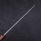 Gyuto White Steel #1 Polished Purple Urushi Handle 210mm (8.3”)-[Musashi]-[Japanese-Kitchen-Knives]