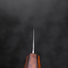 Gyuto White Steel #1 Polished Sumi Urushi Handle 240mm (9.4”)-[Musashi]-[Japanese-Kitchen-Knives]