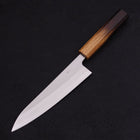 Gyuto White Steel #1 Polished Yaki Urushi Handle 180mm (7”)-[Musashi]-[Japanese-Kitchen-Knives]